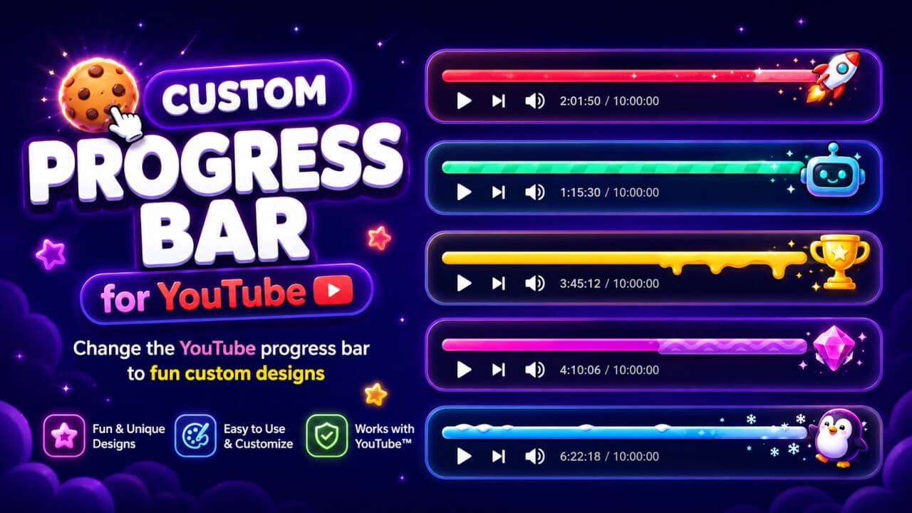 Barra de progreso personalizada para YouTube™