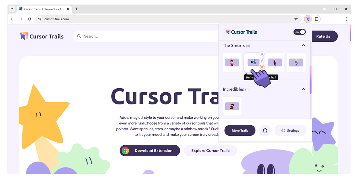 2. Configuración del cursor